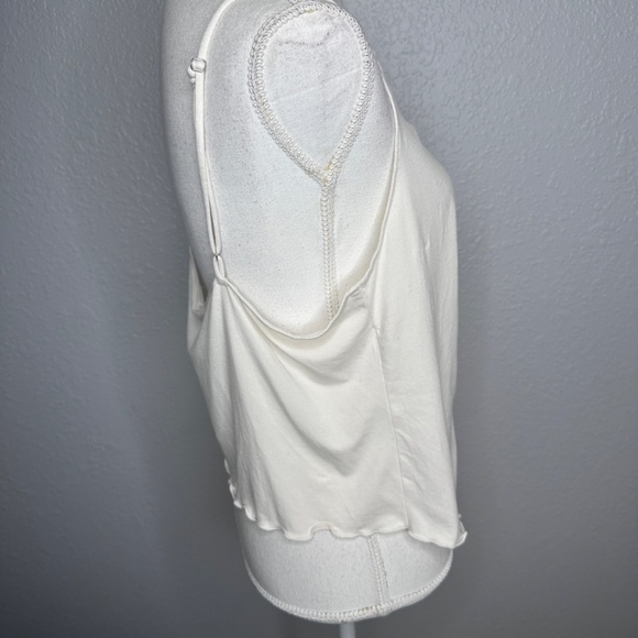 NWT Divided  Off white  tank top with ruching XL - Picture 4 of 8